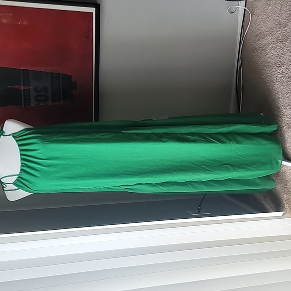 NSR Dresses & Skirts - NWT NSR Halter Maxi Dress, Size Medium, Color Green